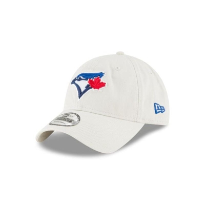 Brown Toronto Blue Jays Hat - New Era MLB Stone Core Classic 9TWENTY Adjustable Caps USA7830496